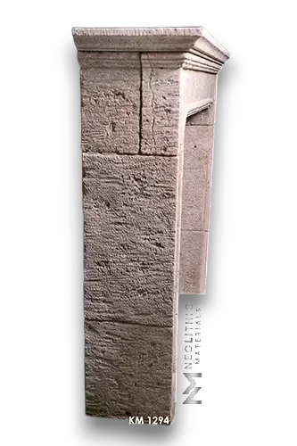 Reclaimed Limestone Mantel - Image 4